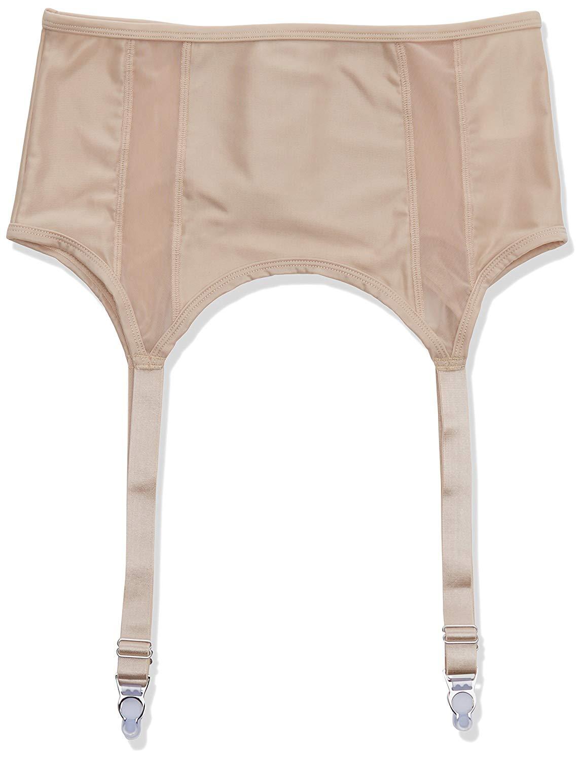 Black male suspender belt from Svenjoyment men's fetishwear collection, featuring adjustable straps and metal clasps.