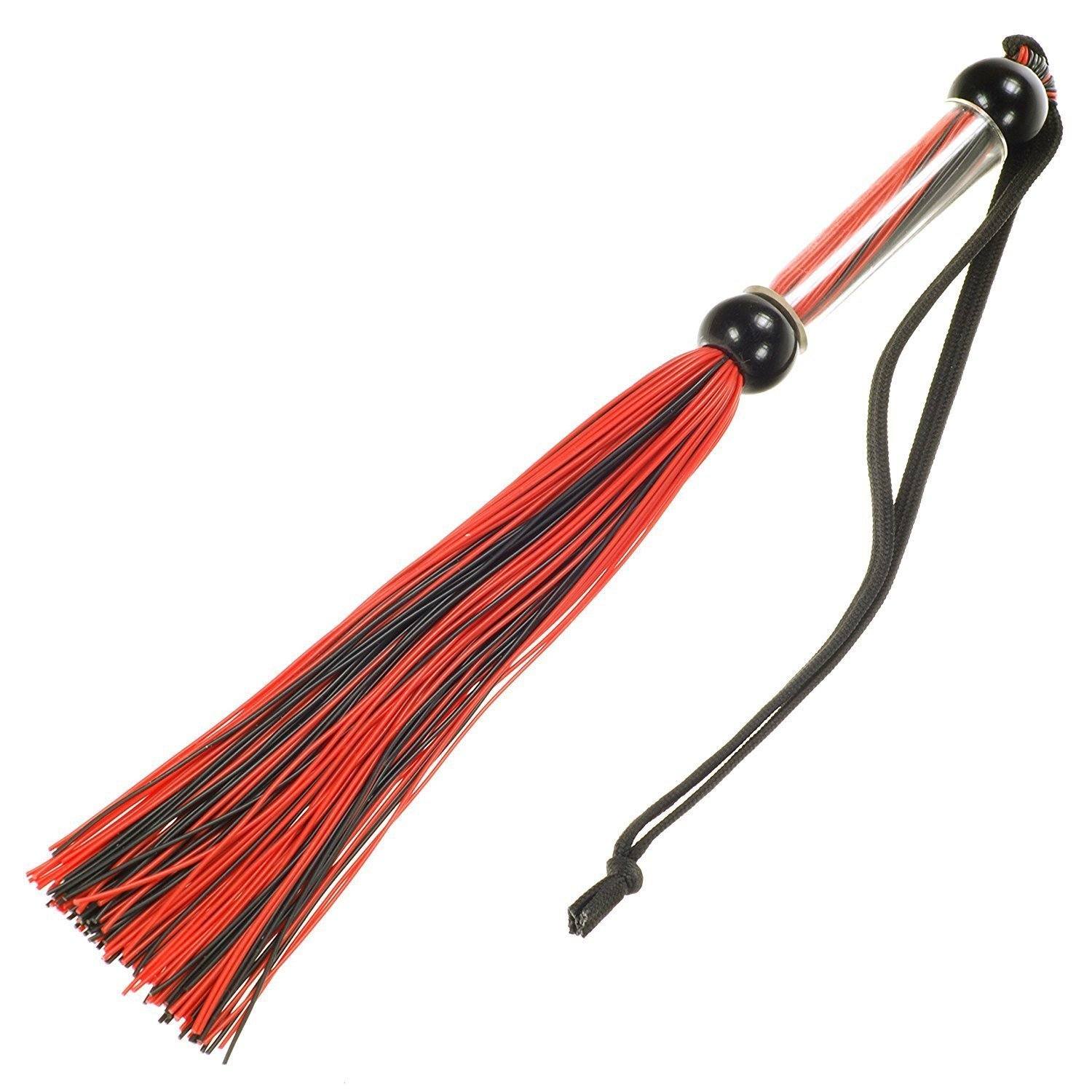 Silicone flogger with slender tails from Me You Us, designed for sensual control and sensation play.
