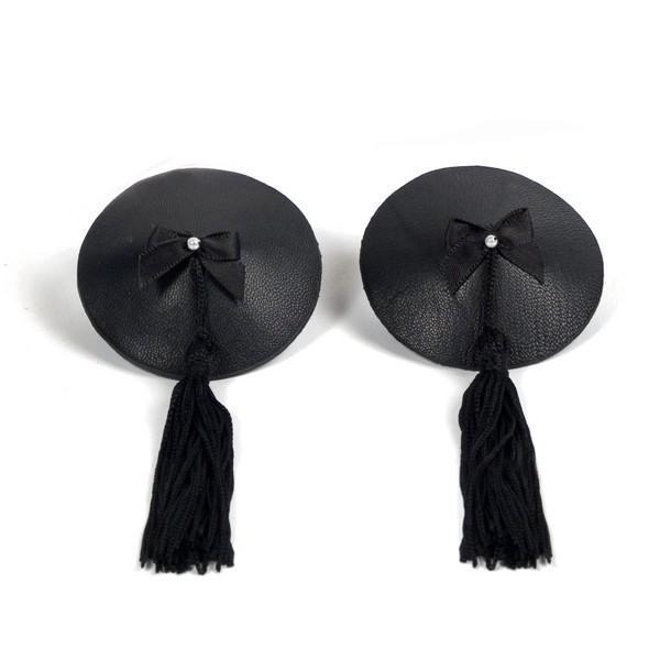 Bijoux Indescrets Leather Effect Nipple Tassels