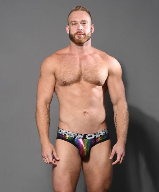 Andrew Christian Sparkle Rainbow Slip