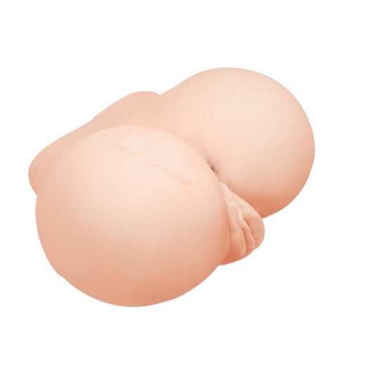 Realistic vibrating pussy and ass male masturbator