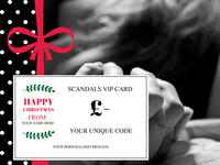 Thumbnail for Scandals Christmas VIP Gift Card- Personalised
