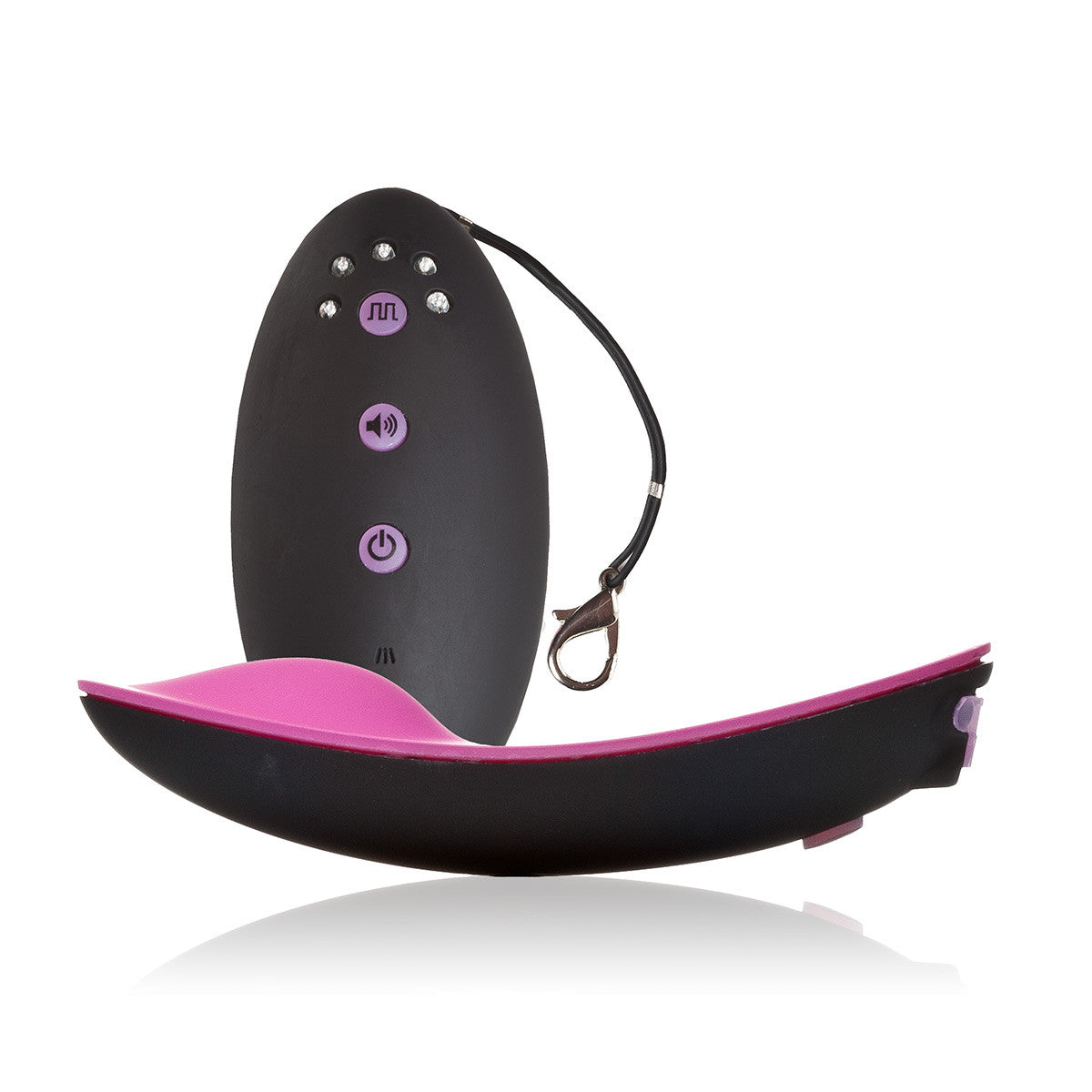 OhMiBod Club Vibe 2.0 app-controlled panty vibe with sleek design and remote control features, designed for discreet intimacy.