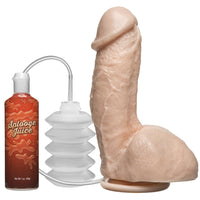 The Realistic Cock Squirting with Suction Cup Flesh 7in