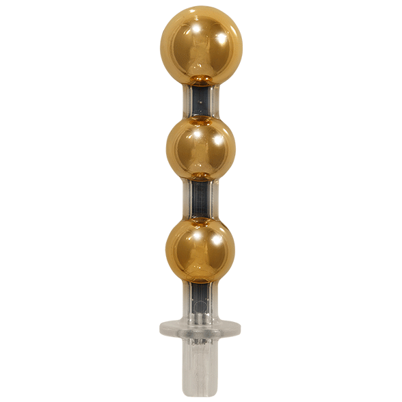 ElectraStim Triple Dome Gold Dildo