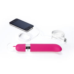 Elegant design of the OhMiBod Freestyle G-Spot Vibrator, showcasing its sleek ABS plastic finish for a sensuous touch.