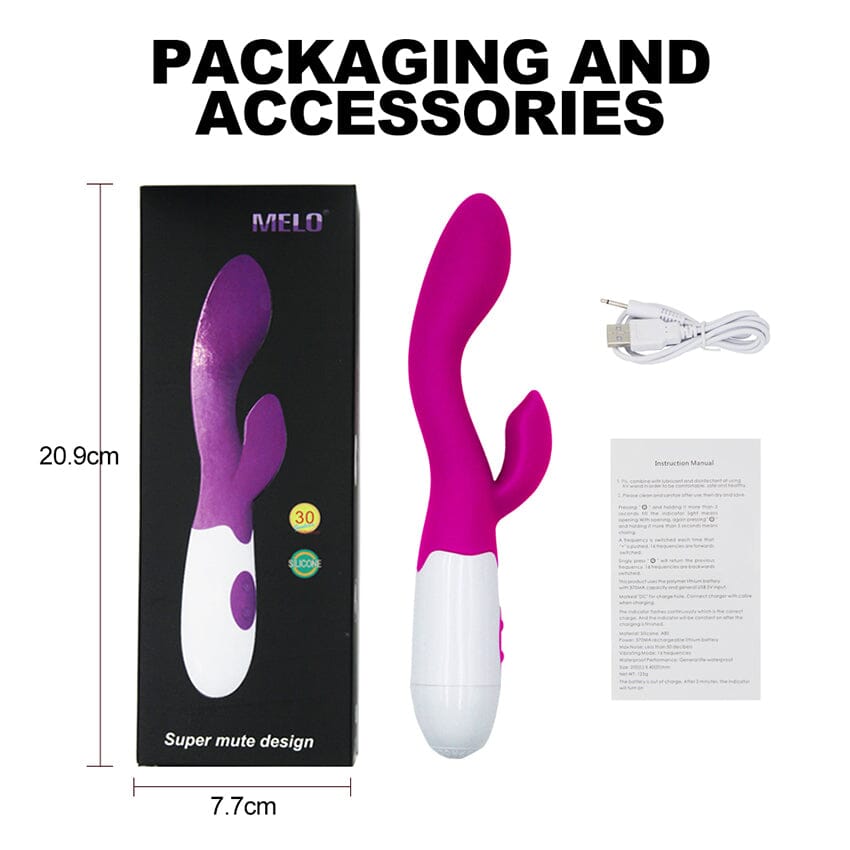 packaging and accessories for a vibrating device