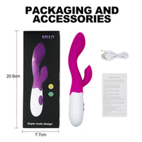 Thumbnail for packaging and accessories for a vibrating device