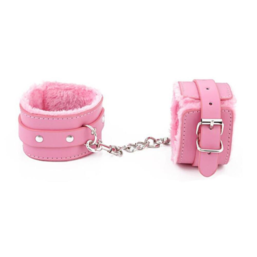 Soft plush restraints by Prevail Wellness, featuring cozy, padded handcuffs designed for comfort and safety.