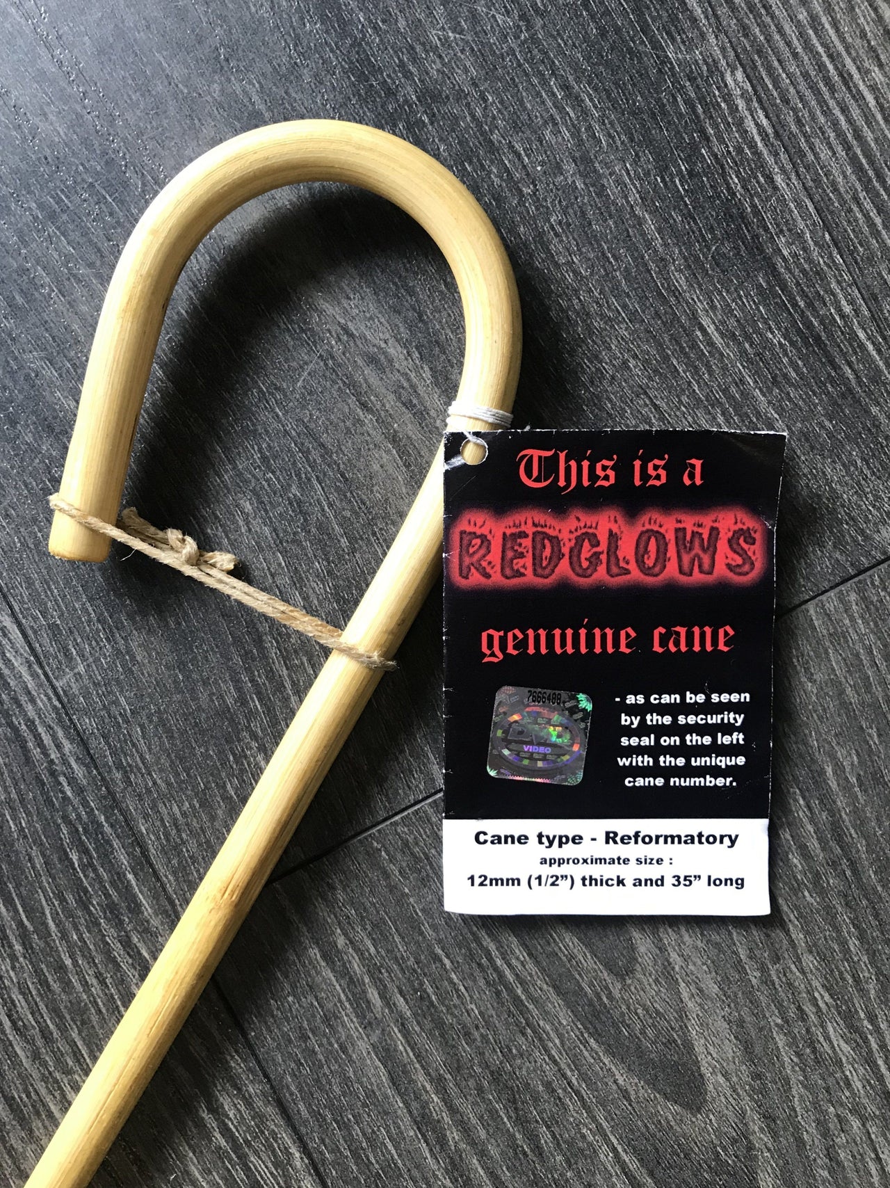 RedGlows Genuine Reformatory  Crook Cane