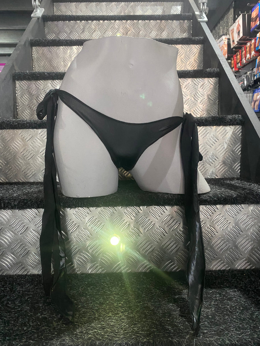 Black Long Tie Panty