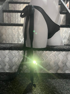 Black Long Tie Panty