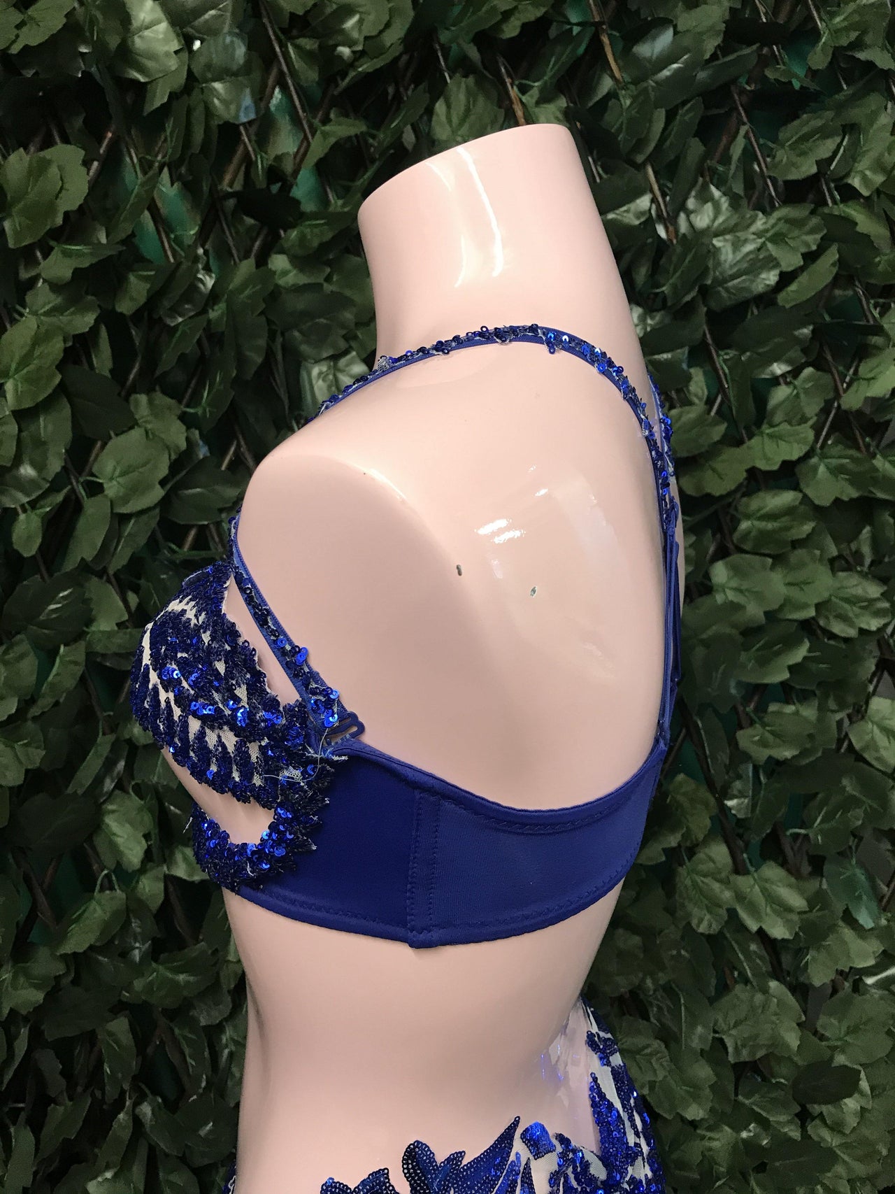 @LittleFire_Studio Handmade Blue Sequin Bra ~ LFSB06