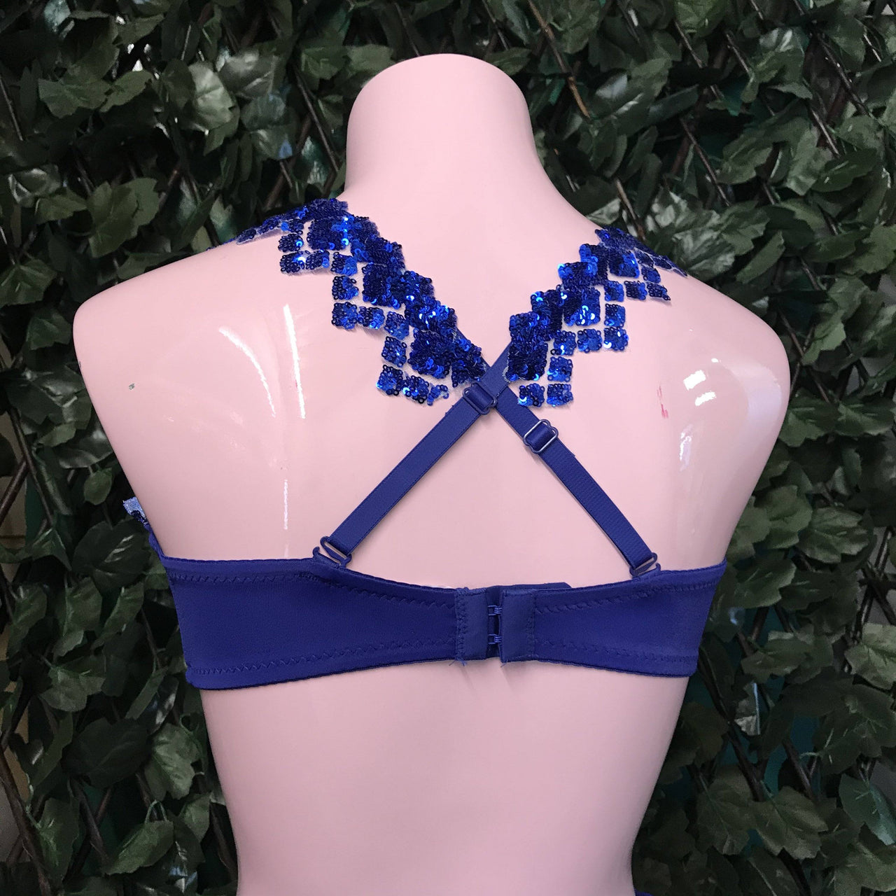 @LittleFire_Studio Handmade Blue Sequin Bra ~ LFSB03