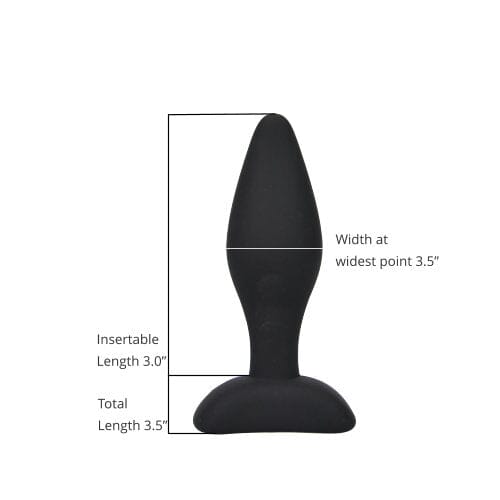Small silicone anal plug from Loving Joy, a smooth and discreet butt plug designed for comfort and easy use.