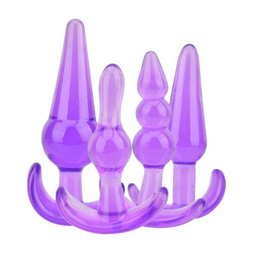 a purple glass candle holder on a white background