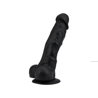 Thumbnail for Loving Joy 7 Inch Realistic Silicone Dildo with Suction Cup and Balls Dildos & Dongs Loving Joy (1on1) Black 