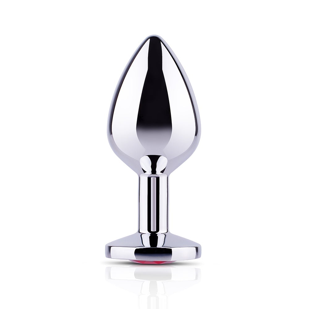 Scandals Metal Butt Plug with Crystal