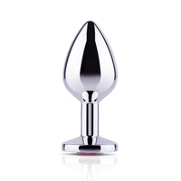 Thumbnail for Scandals Metal Butt Plug with Crystal - Temperature Responsive Aluminium Plug