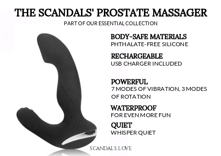 The Scandals' Unisex G-Spot & P-Spot Massager