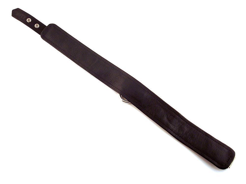 Leather Plain Collar With Removable O-Ring
