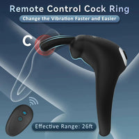 Thumbnail for Scandals RABBIT X Dual Vibrating Cock Ring with Remote Control