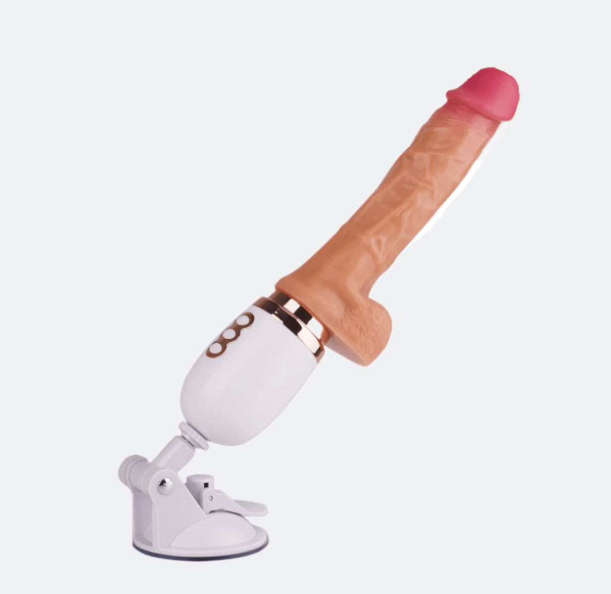 Aurora 4.0-Thrusting, Heated, Rechargeable Dildo Vibrator Sex Machine with Remote Control and Suction Cup