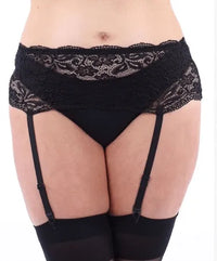 Thumbnail for Deep Lace Suspender Belt by Classified