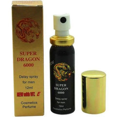 Super Dragon Delay Spray 6000 bottle on white background