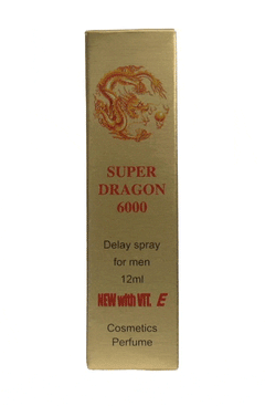 Super Dragon Delay Spray 6000 bottle on white background