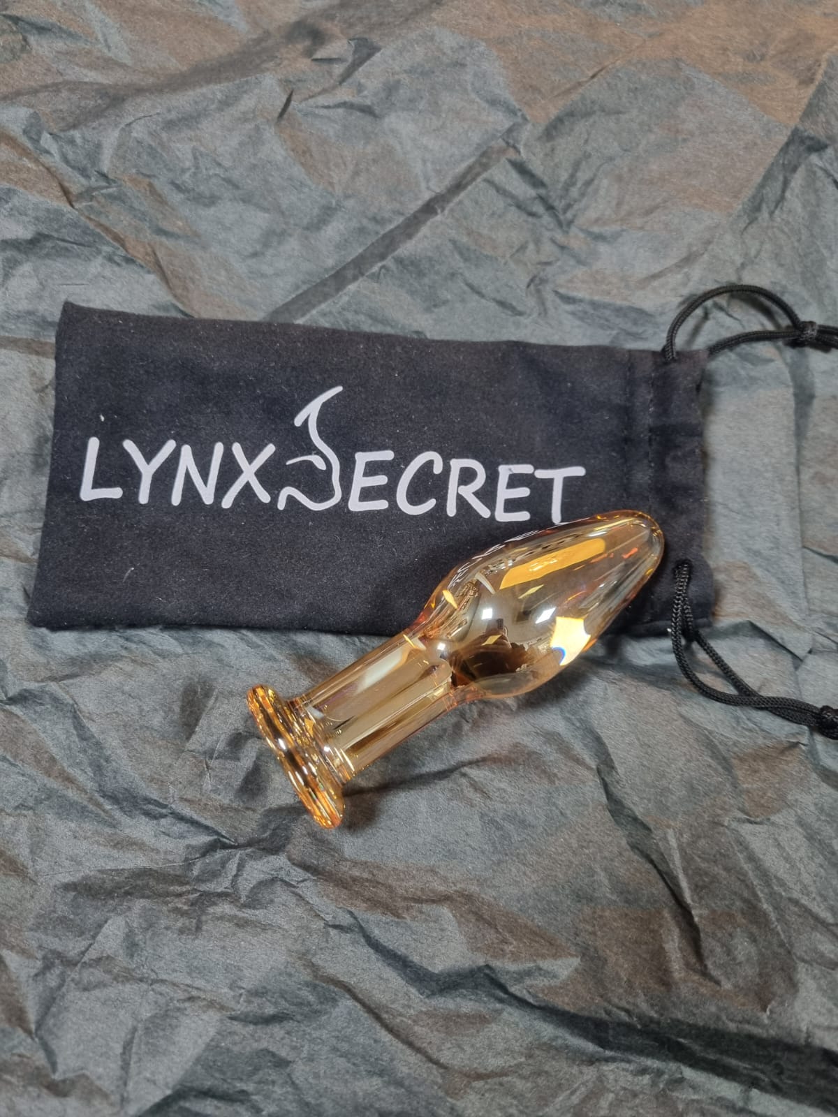 4" Pyrex Glass Anal Plug by LynxSecret