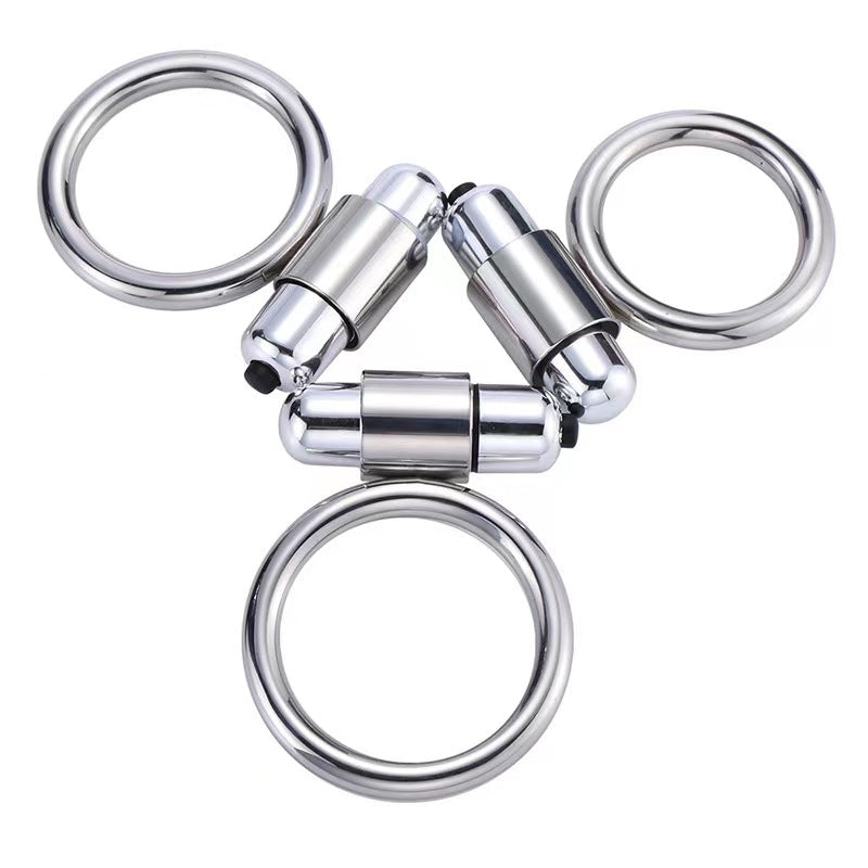 Vibrating Metal Cock Ring