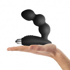 Big Boy 7 Speed Prostate Massager by Rocks Off, waterproof silicone device with multiple speed settings, designed for prostate stimulation.