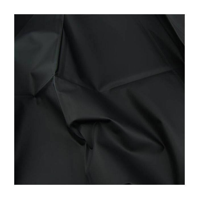 PVC Bed Sheet One Size Black- Clean up puddles with ease