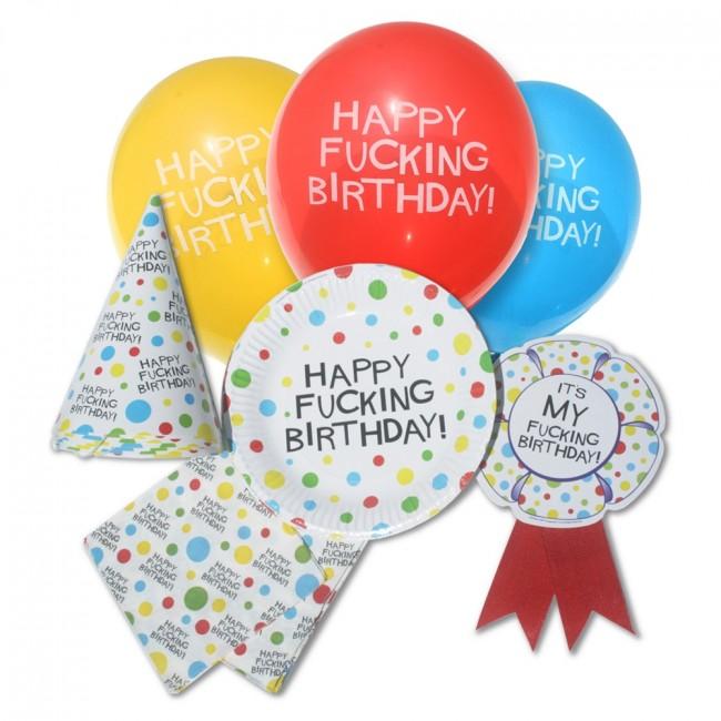 X-Rated Birthday Party Decorations by ABS, novelty themed party decor featuring humorous and bold designs for adult celebrations.