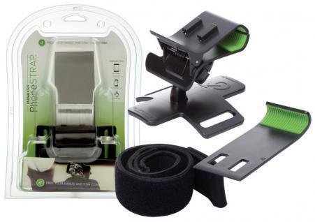 Fleshlight Phone Strapo masturbator with adjustable strap and textured interior, designed for discreet adult pleasure use.