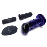 Glas Rechargeable Remote Controlled Vibrating Dotted G-Spot P-Spot Plug 4