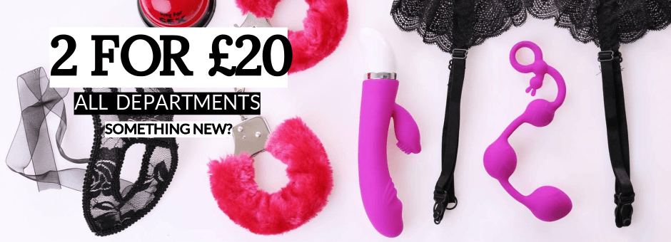 2 for £20 across all departments!