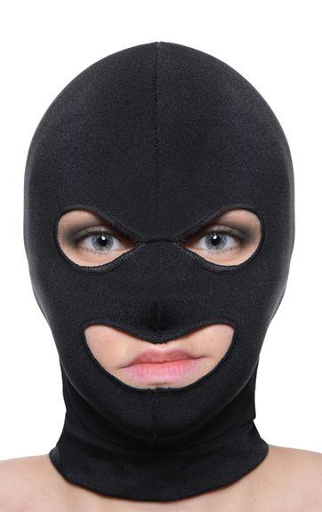 Spandex Hood with Eye and Mouth Holes