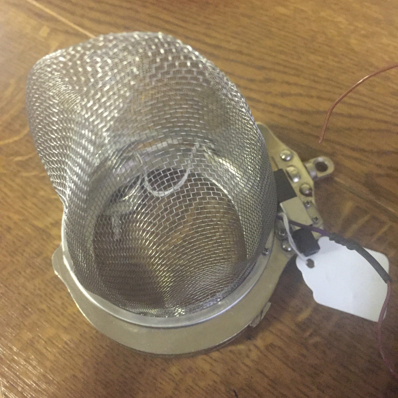 Handmade Mesh Chastity Device with  Electro Shock Wiring