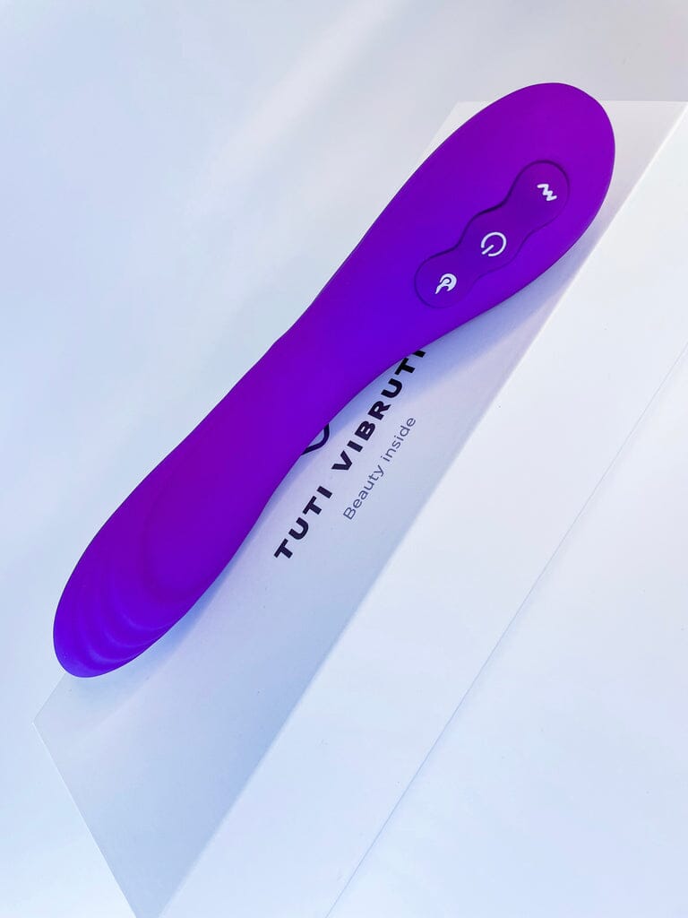 Scandals G Spot Touch Heat Massager showing smooth, curved design with textured surface for targeted intimate pleasure.