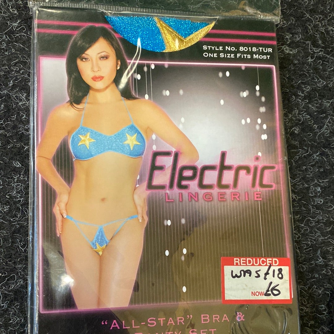 All star bra and panty set