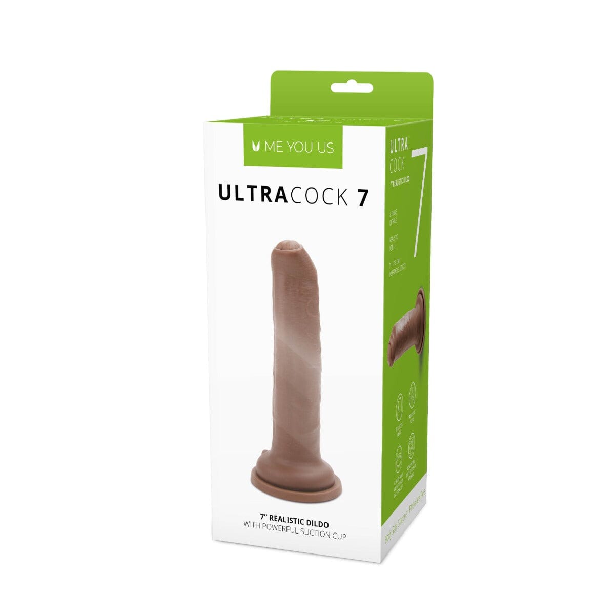 Unbeschnittener realistischer Ultra Cock Caramel-Dildo