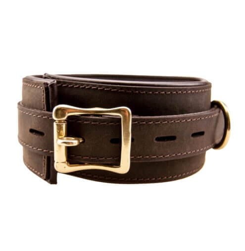 Nubuck Leather Collar