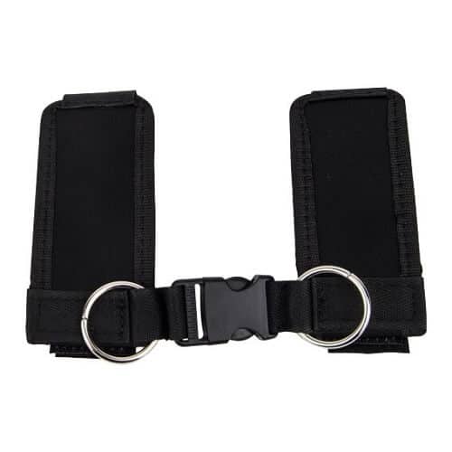 Loving Joy beginner's wrist restraints set with soft straps and buckles, designed for comfortable restraint and adjustable fit.