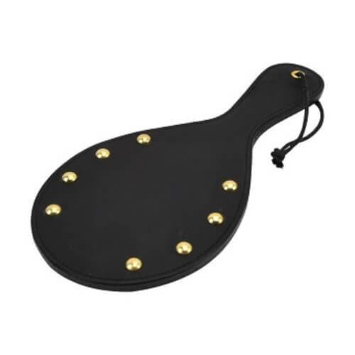 Leather Paddle With Stud Detail