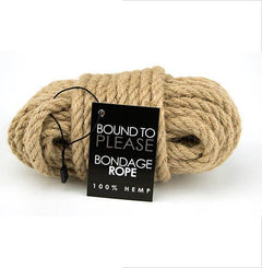 a ball of rope with a tag on it