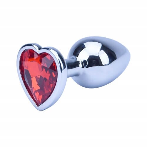 Precious Metals Heart Shaped Butt Plug