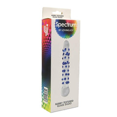 Nubby Textured Glass Dildo