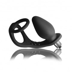 Rocks Off RO-Zen waterproof silicone vibrator with 7-speed bullet for vibrating anal stimulation.